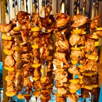 Шашлык из тандыра с картошкой